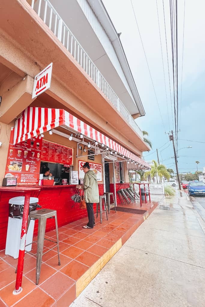 The outside of Sandy's Cuban Cafe