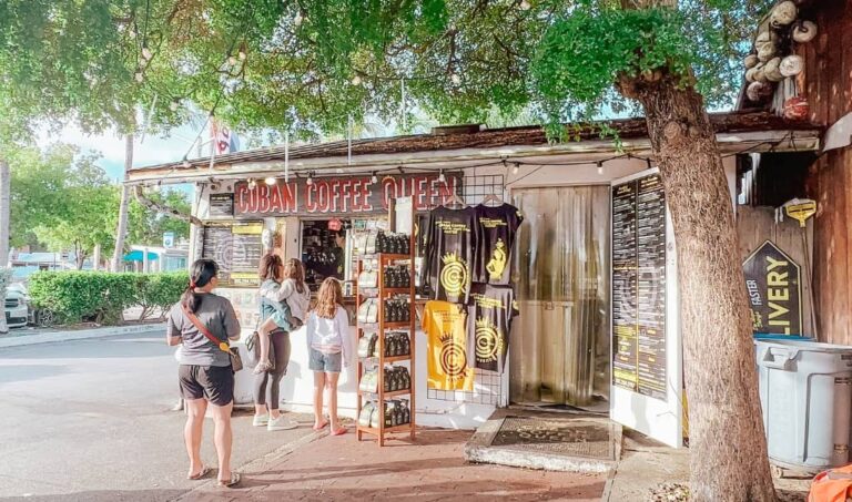 people in line to order at cuban coffee queen